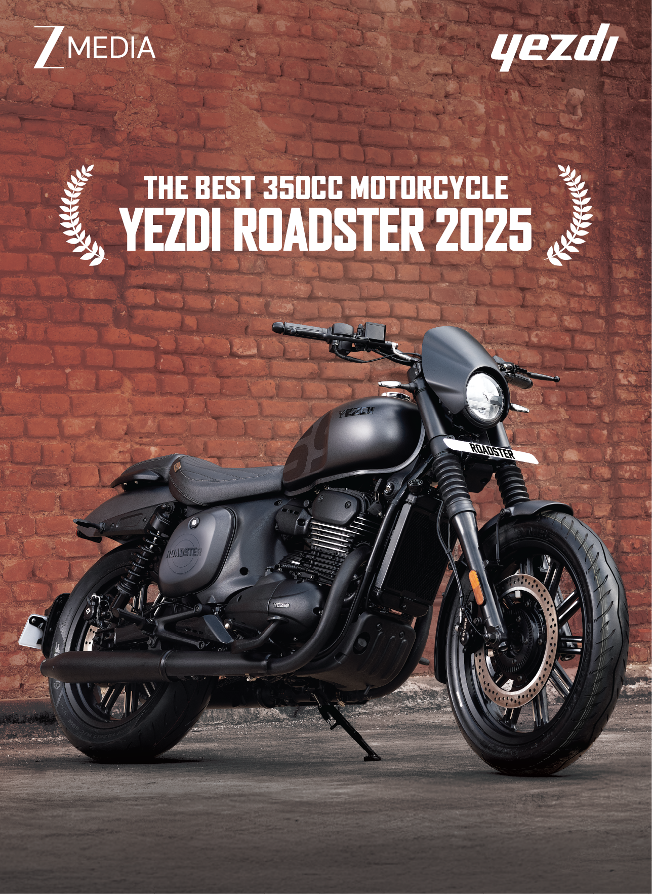 Yezdi Roadster Awarded as the Best 350cc Motorcycle in India