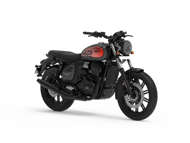 Jawa All Stars 42 FJ - All Stars Matte Black with Red Clad