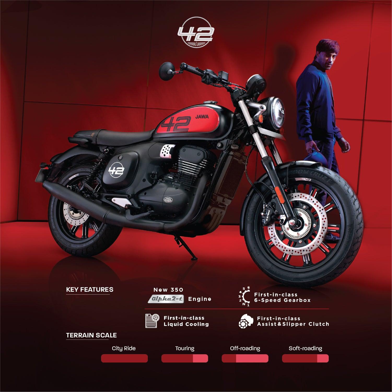 Jawa 42 FJ - Starts at ₹1.99 Lacs