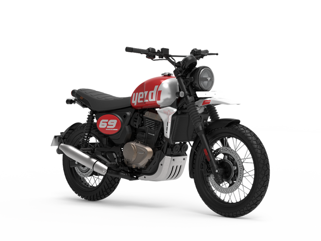 Yezdi Scrambler - Rogue Red