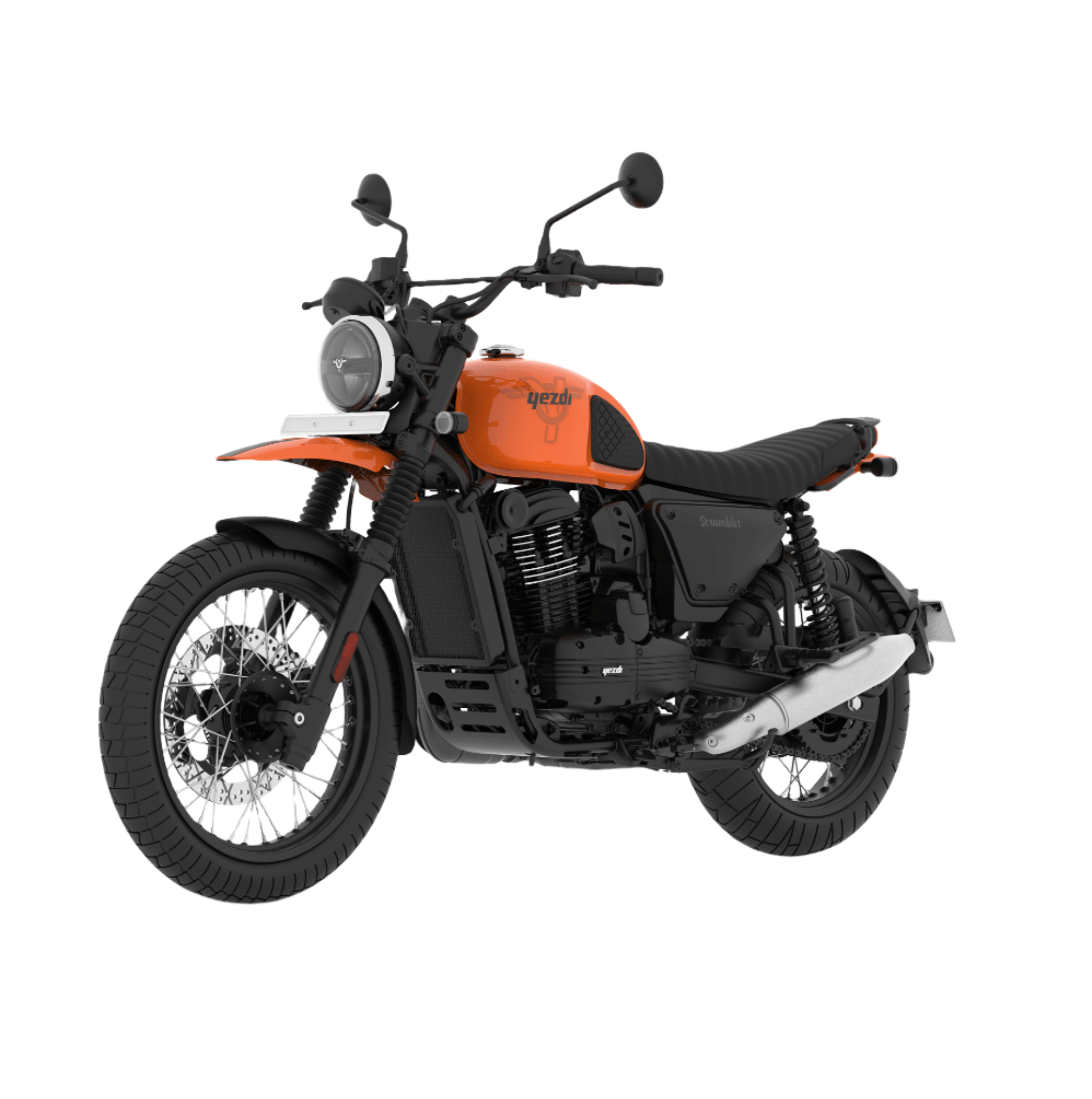 Yezdi Scrambler - Starts at ₹2.12 Lacs*