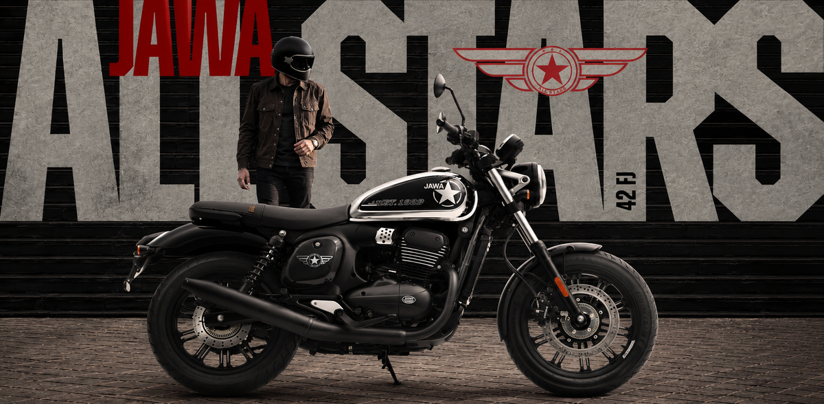 Jawa 42 FJ press kit desktop section – official media release