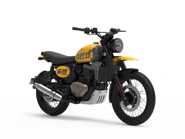 Yezdi Scrambler - OG Yellow